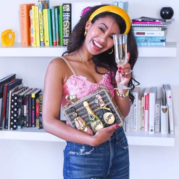 Mary Frances Crossbody Champagne Handbag - Picture 5 of 7